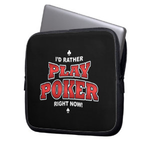 Sac à manches pour ordinateur portable Poker