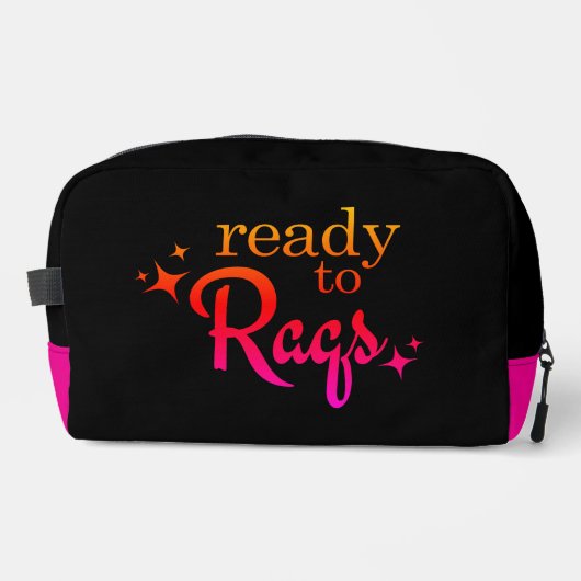 Sac à maquillage Bellydance "Ready to Raqs" (Recto)