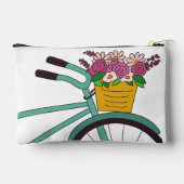 Sac à maquillage/crayon à vélo fleuri (Verso)