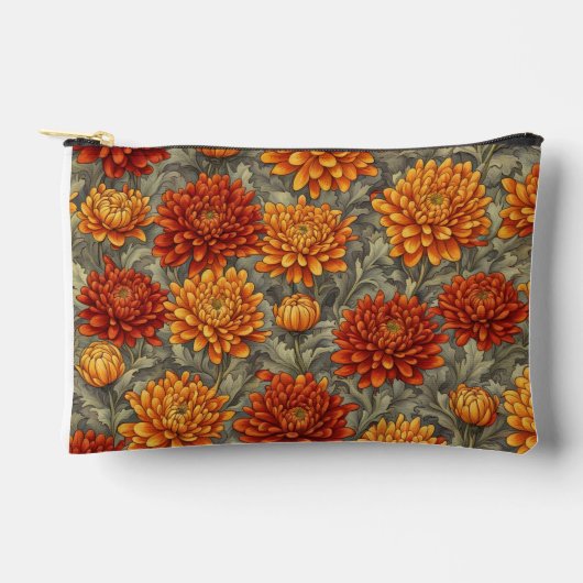 Sac à maquillage floral d'automne (Recto)