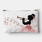 Sac à Maquillage Joueuse de Trompette Modifiable (Verso)