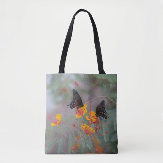 Sac à papillon - Jardin de deux papillons (Devant)