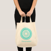 Sac à poêle floral, Turquoise (Devant (produit))
