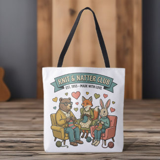 Sac à projet de tricot et fourre-tout
