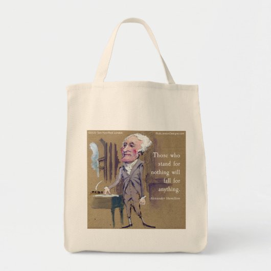 Sac à provisions Alexander Hamilton (Écoamical) (Devant)