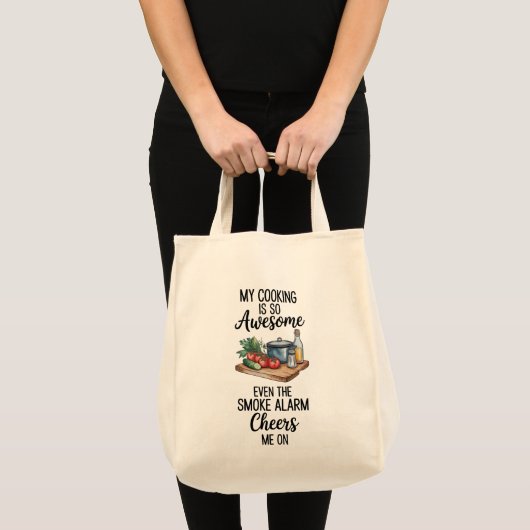 Sac à provisions avec citation drôle (Devant (produit))
