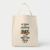 Sac à provisions avec citation drôle (Devant)