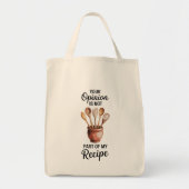 Sac à provisions avec citation drôle (Devant)