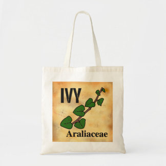 Sac à provisions avec dessin de lierre sur papier