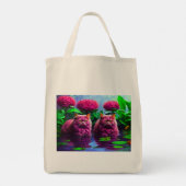 Sac à provisions avec illustration de chat (Dos)