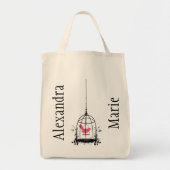 Sac à provisions bio réutilisable pour la cage aux (Devant)