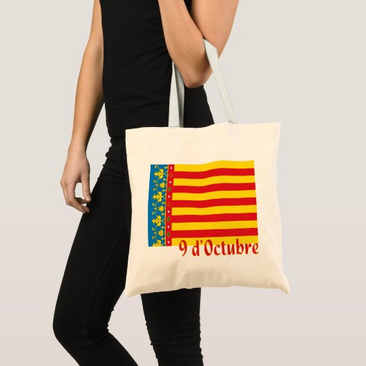 Sac à provisions de drapeau de Valence (Devant (produit))