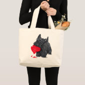 Sac à provisions de la Saint-Valentin pour Scottis (Devant (produit))