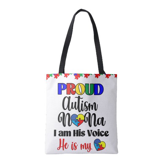 Sac à provisions de Nana fière de l'autisme 