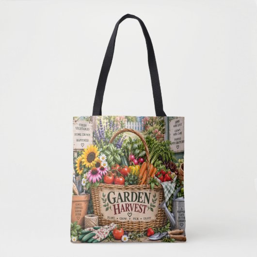 Sac à provisions de récolte de jardin potager (Devant)