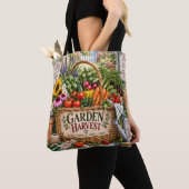 Sac à provisions de récolte de jardin potager (De près)