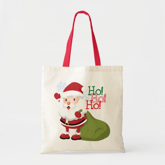 Sac à provisions d'économie de Père Noël (Devant)