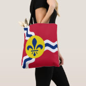 Sac à provisions Drapeau de St. Louis, Missouri (De près)