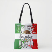 Sac à provisions drapeau mexicain Mexique (Devant)