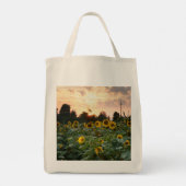 Sac à provisions Fleur de tournesol (Dos)