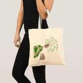 Sac à provisions organique drôle frais (Devant (produit))