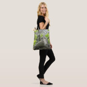 Sac à provisions recto-verso Colombe et verset bib (Sur le modèle)