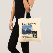 Sac à provisions reuseable d'habillement d'Einar (Devant (produit))