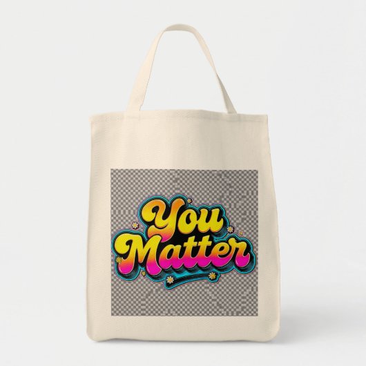 Sac à provisions "Vous comptez" - Cadeau de soins (Devant)