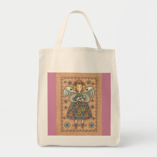 Sac À Provisions YoYo Quilt Angel (Devant)