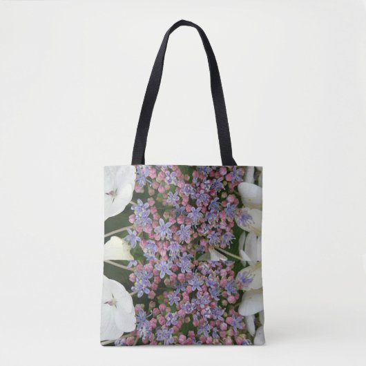 Sac à puce à motifs de fleurs d'Hydrangea (Devant)