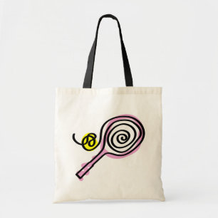 Sac à raquette de tennis rose mignon