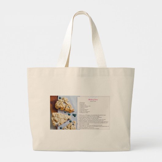 Sac à recette de bleuet recto-verso (Dos)