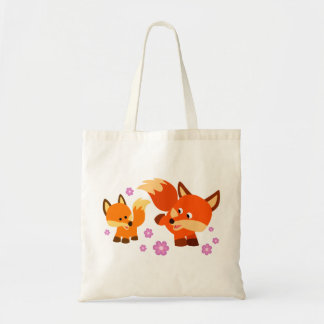 Sac à renards joli en caricature