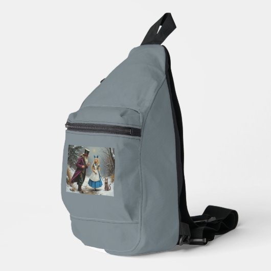 Sac à sacs gris Alice Winter (Coin droit)