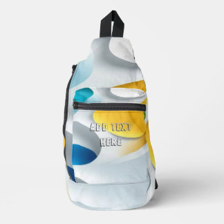 Sac à slingbag simple cool avec ajouter votre text