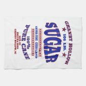 Sac à sucre rétro Design Serviette de cuisine (Horizontal)