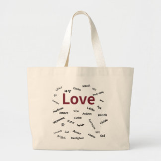 Sac à Tote « Amour » - Typographie Multilingue