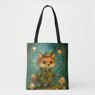 Sac à Tote d'Art Explorateur Renard Fantaisiste