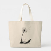 Sac à Tote de grappe de champignons dessinés à l'e (Dos)