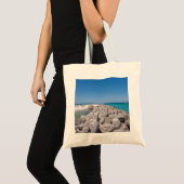 Sac À Tote De La Jetée Au Milieu De Shell Island (Devant (produit))
