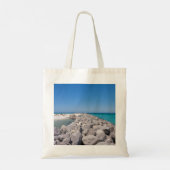 Sac À Tote De La Jetée Au Milieu De Shell Island (Dos)