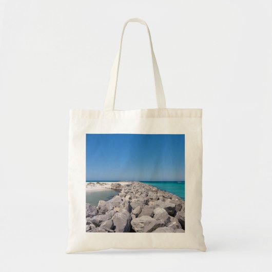 Sac À Tote De La Jetée Au Milieu De Shell Island (Devant)