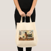 Sac à Tote de retraite d'enseignant écureuil migno (Devant (produit))