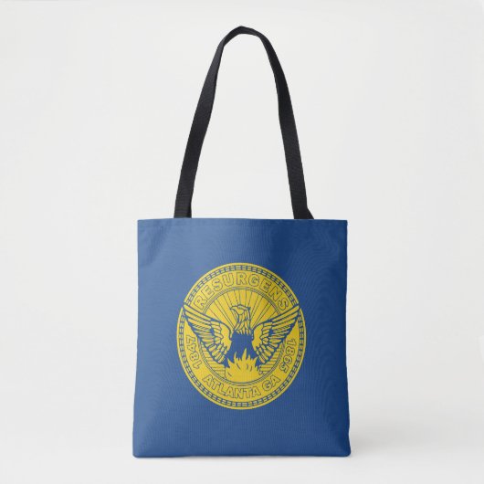 Sac à Tote Drapeau d'Atlanta, Géorgie (Devant)