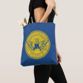Sac à Tote Drapeau d'Atlanta, Géorgie (De près)
