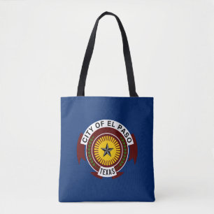 Sac à Tote Drapeau de la ville d'El Paso, Texas