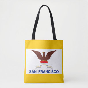 Sac à Tote du drapeau de San Francisco, Californie