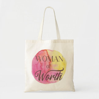 Sac à Tote en aquarelle Femme de Valeur