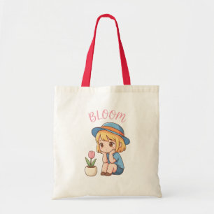 Sac à Tote Fille Fleurir à Votre Propre Rythme