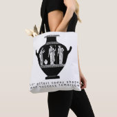Sac à Tote Illustration de Vase Grec Classique (De près)